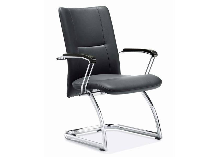 Imagia Italian Furniture - Grey Leather Executive Visitor's Chair 