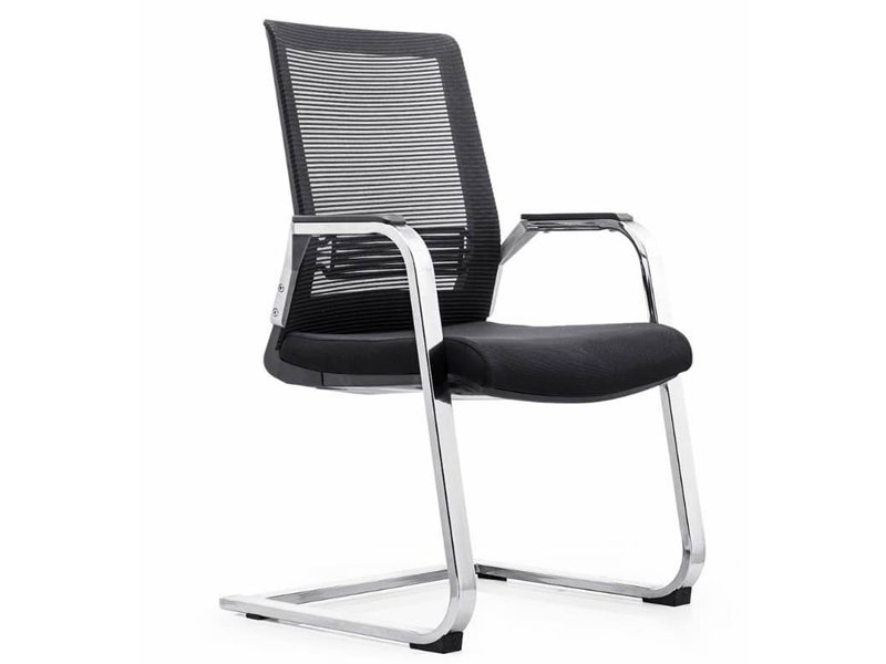 Imagia Italian Furniture - Gray Mesh Back Visitor's Chair 