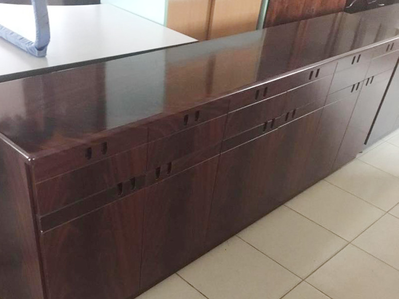 Imagia Italian Furniture - Brown Wooden Storage Console 